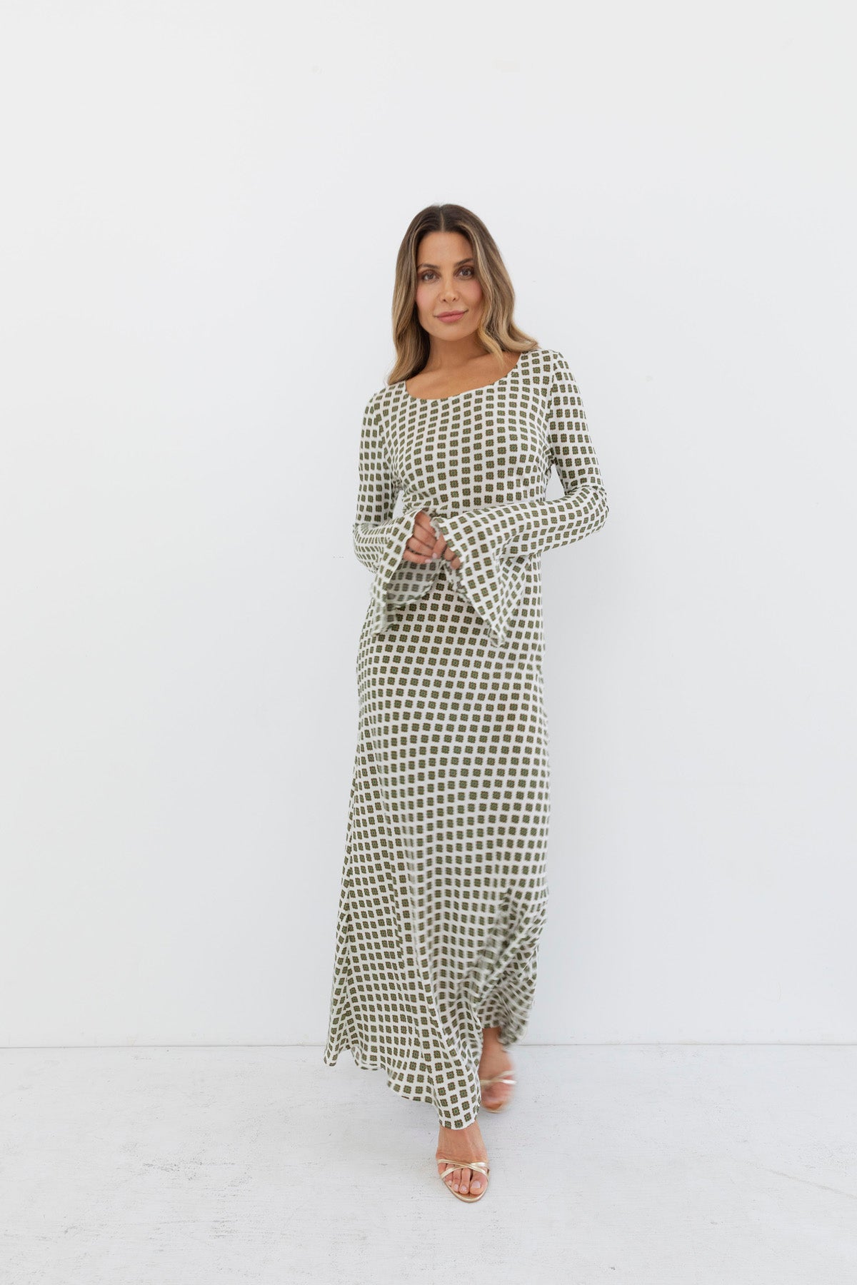 Riviera Long Sleeve Maxi Dress