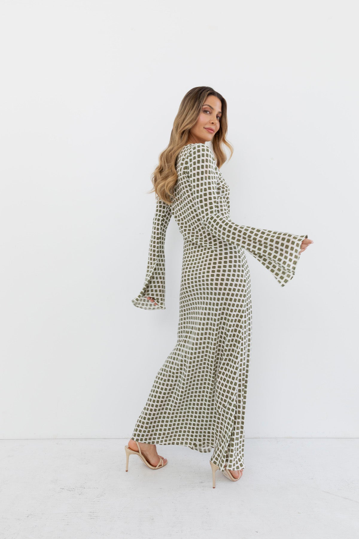Riviera Long Sleeve Maxi Dress