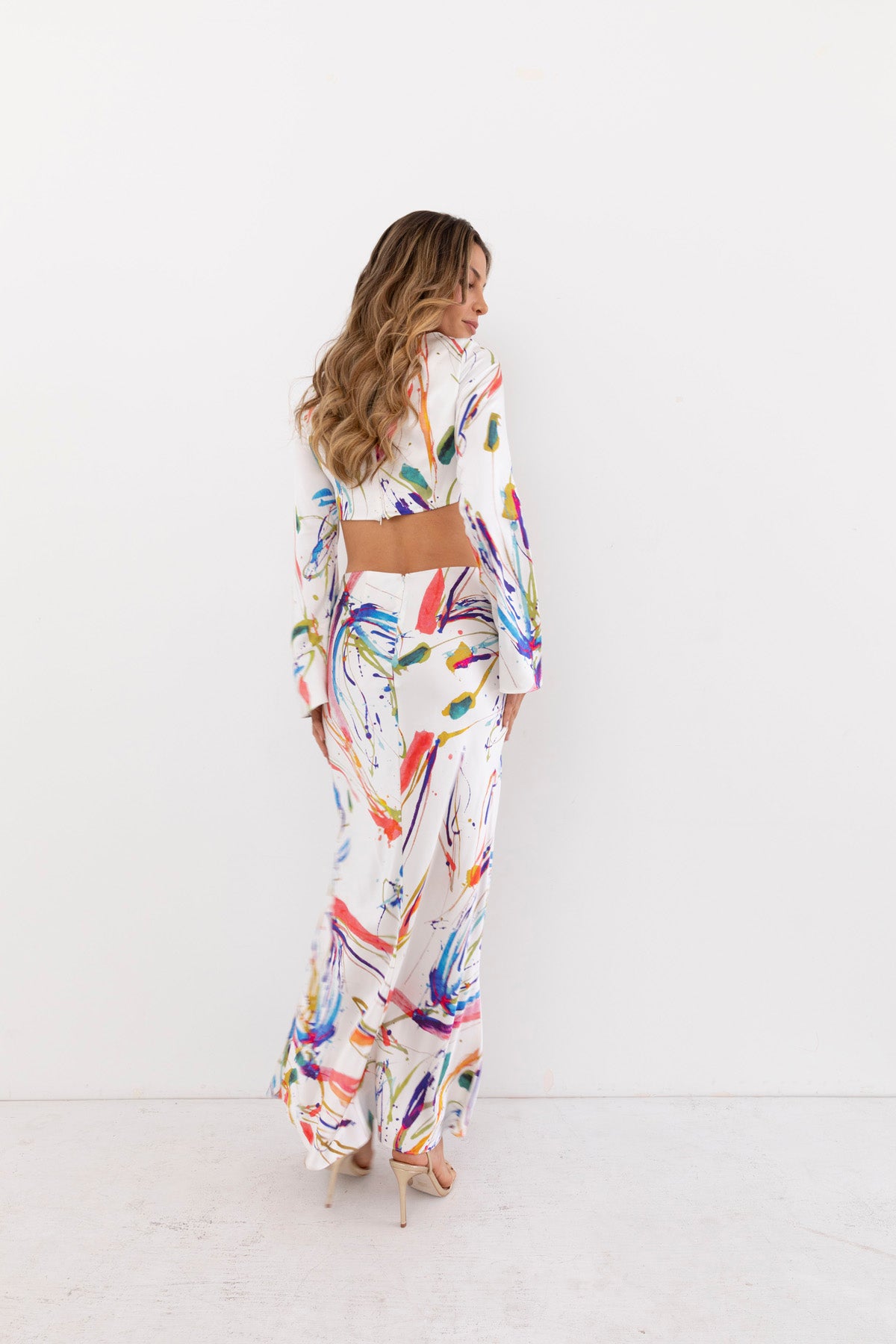Downtown Long Sleeve Maxi Dress