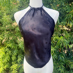 Scarf Top in Celestial Black