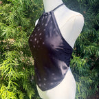 Scarf Top in Celestial Black