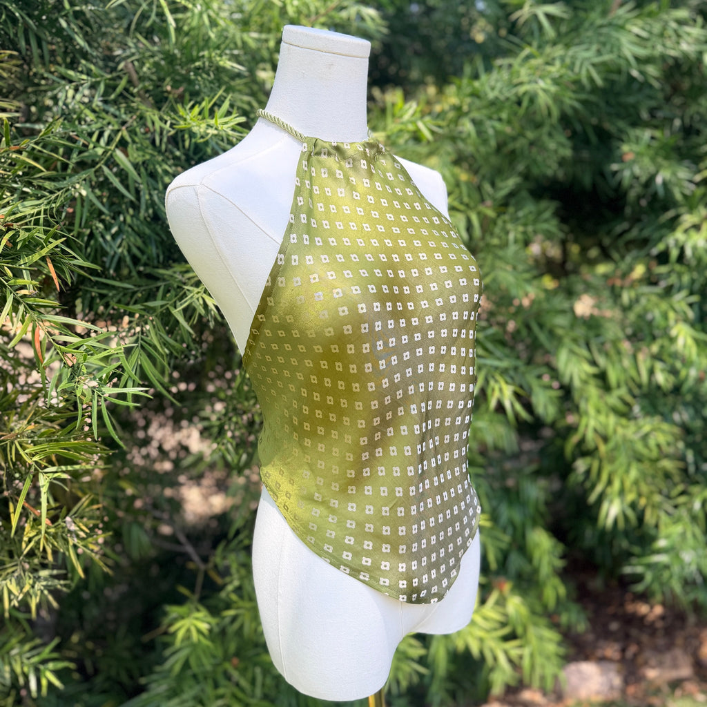 Scarf Top in Mulberry Silk