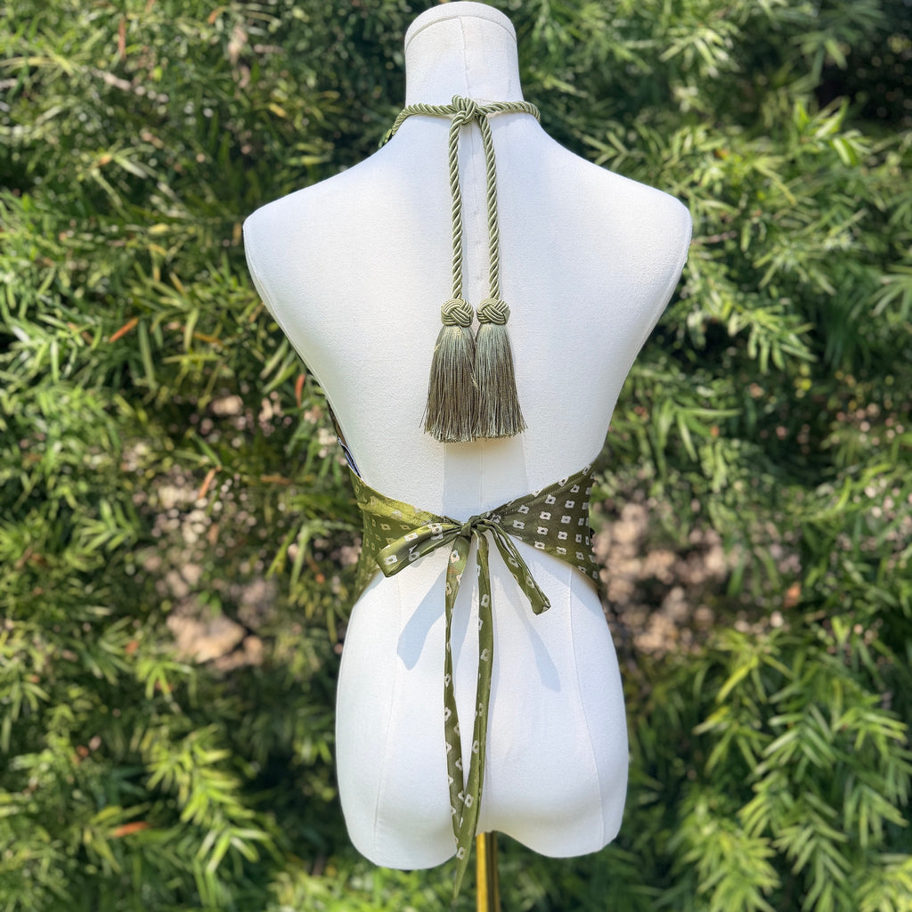 Scarf Top in Mulberry Silk