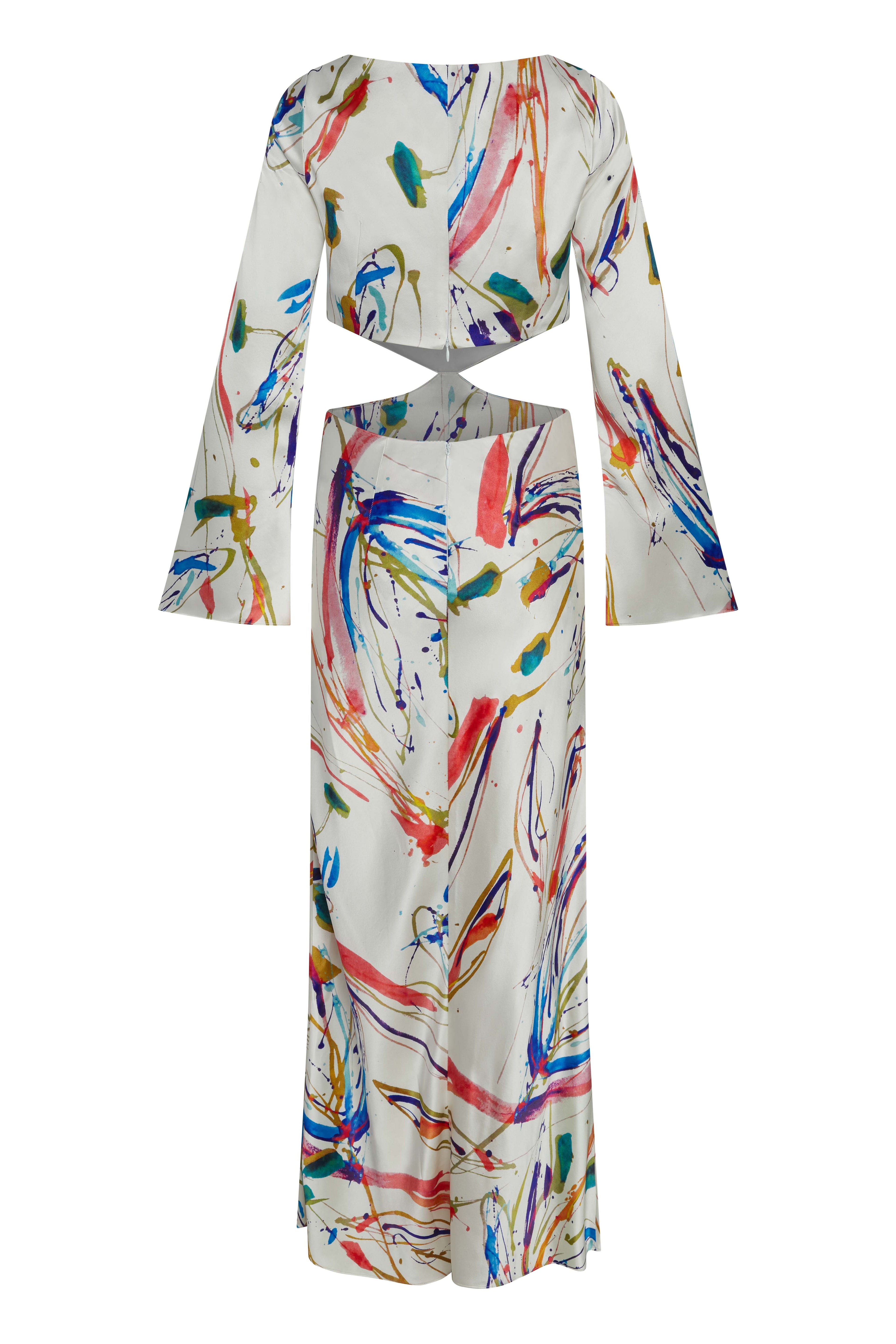 Downtown Long Sleeve Maxi Dress