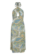 Lotusland Cross Front Midi Dress