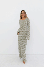 Riviera Long Sleeve Maxi Dress