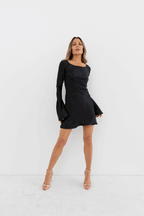 Riviera Long Sleeve Mini Dress