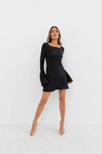 Riviera Long Sleeve Mini Dress
