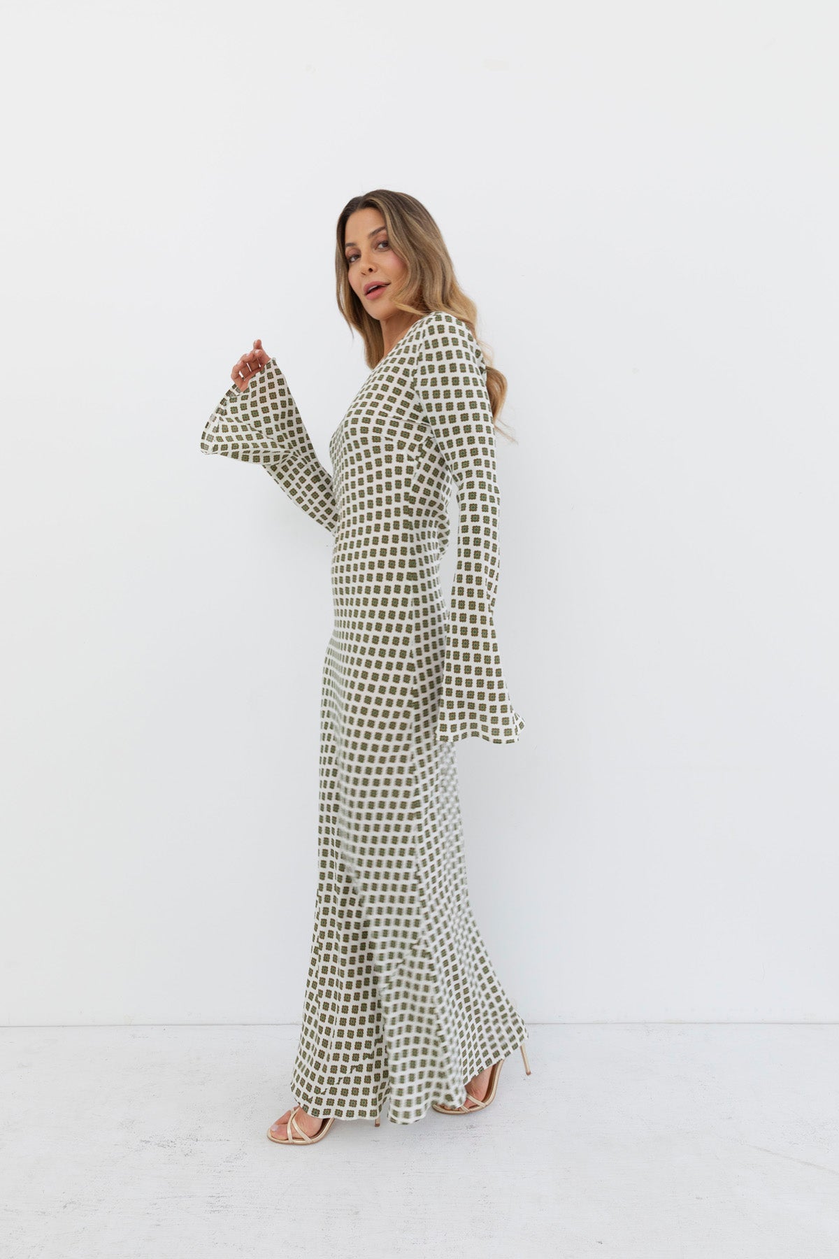 Riviera Long Sleeve Maxi Dress