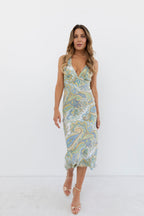 Montecito Plunge Midi Dress