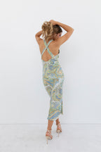 Montecito Plunge Midi Dress