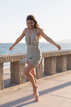 Funk Zone Halter Mini Dress