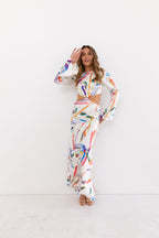 Downtown Long Sleeve Maxi Dress